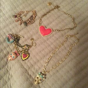 Betsey Johnson jewelry, great condition